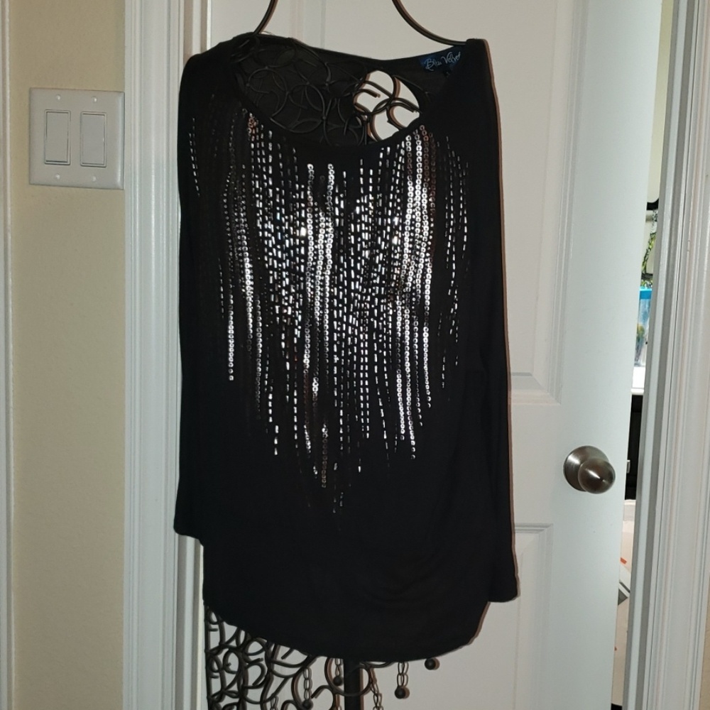 FINAL PRICE!! Sequin long sleeve tee